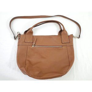 Sundance Woven Boho Soft Leather Weave Brown Shoulder Bag Satchel Purse Italy